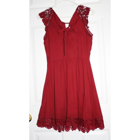 Red Cocktail Dress - Picture 2 of 3